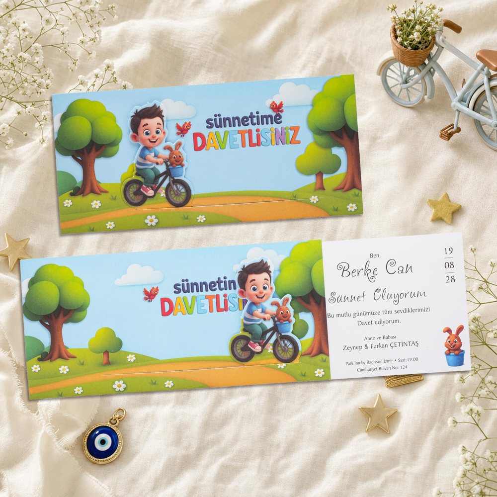 Premium Sünnet Davetiye ES-SN-068 — ES-SN-068