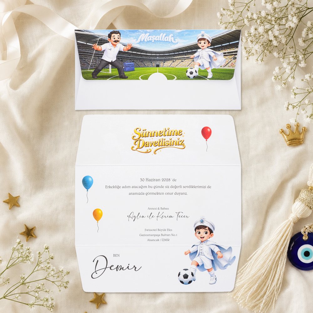 Premium Sünnet Davetiye ES-SN-106 — ES-SN-106